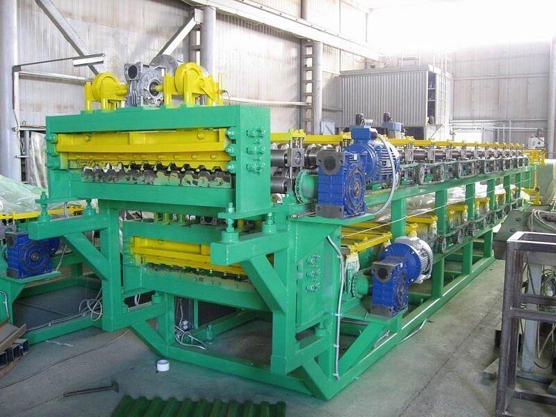 Двухъярусная линия производства профнастила фото 1