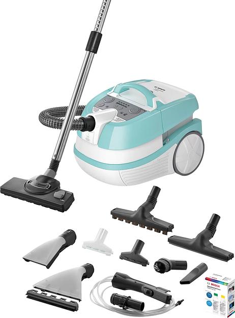 Пылесос моющий Bosch BWD420HYG 2000Вт бирюзовый фото 1