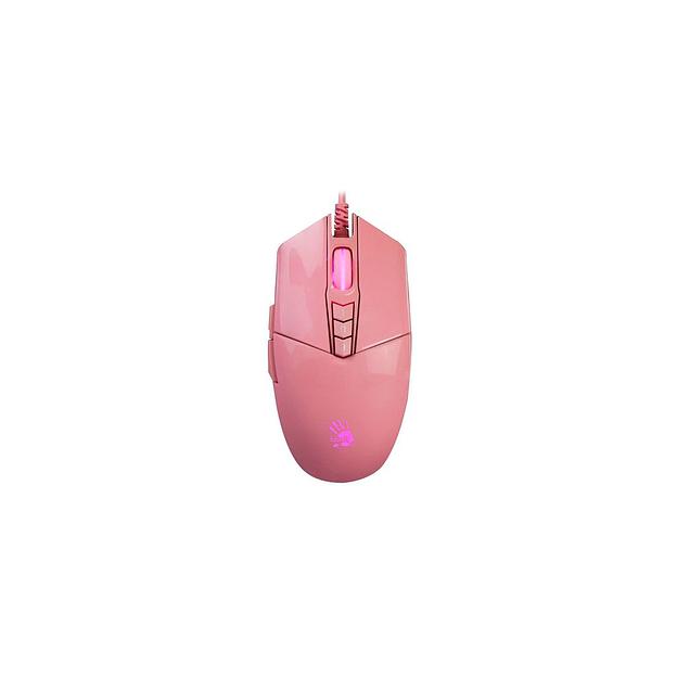 Мышь проводная A4TECH Bloody P91s, игровая, оптическая, USB, 8000dpi, розовый [p91s pink activated] фото 1