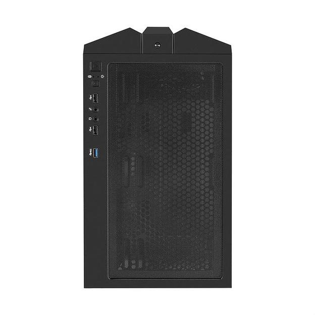 Exegate EX294966RUS Корпус Miditower ExeGate EVO-9205 (ATX, без БП, с окном, 1*USB+1*USB3.0, аудио, 3 вент. 12см с RGB подсветкой) фото 3