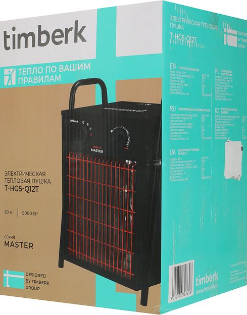 Тепловая пушка электрическая Timberk Master T-HG5-Q12T 500Вт черный/красный фото 9