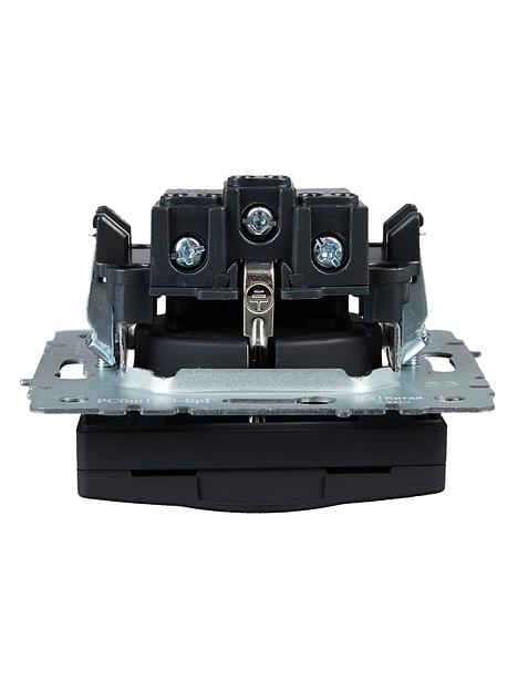 IEK BR-R16-16-K53 BRITE Роз. с з/к/ш с кр. 16А IP20 РСбш10-3-БрГ граф. фото 5