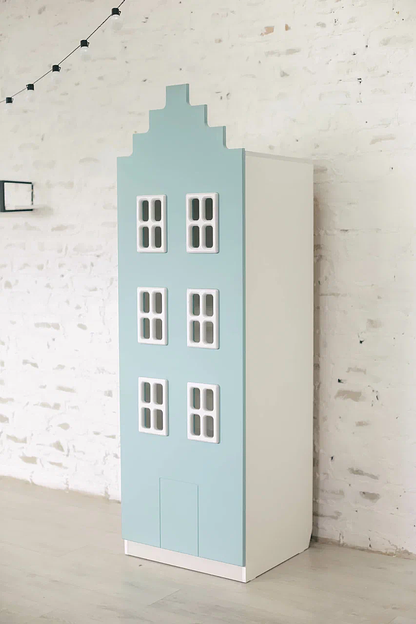 Шкаф детский однодверный «Голландский» мятный фото 1