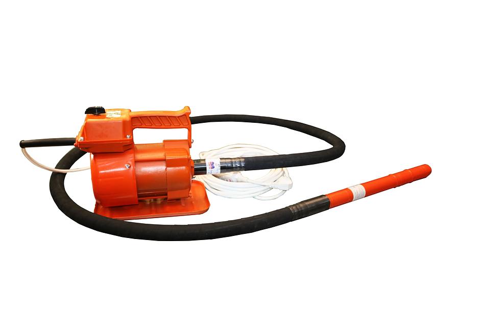 Вибратор глубинный с гибким валом ВИ-116-3/220 (ЭПК-1300;1вал/3м+1в/нак.Ø76мм) фото 1