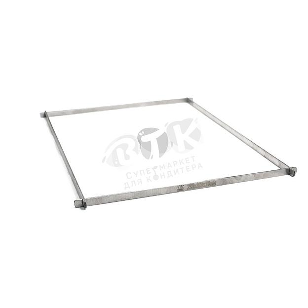 Рамка для конфет и шоколада 290х390х10 мм нержавеющая сталь фото 1