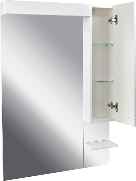 Зеркало-шкаф Соренто 85 DORATIZ 2711.134, белый, патина золото фото 3