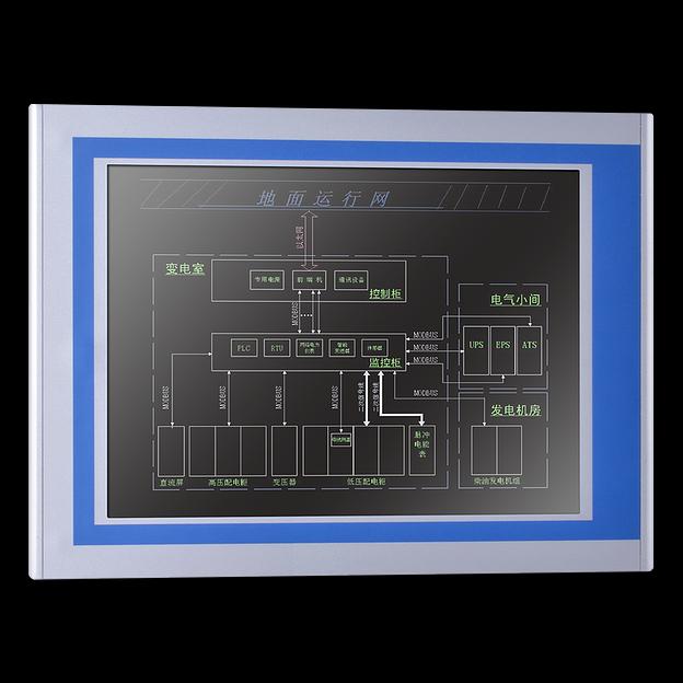 Промышленный монитор Nodka PANEL5000-A102-TU с резистивным сенсорным экраном. Дисплей 10.4", пылевлагозащита передней панели IP65, металлический корпус. фото 1