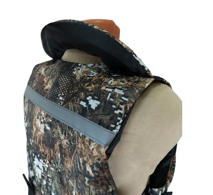 Жилет Таймень спасательный стандартный размер: M (44-46), цвет: камуфляж фото 3