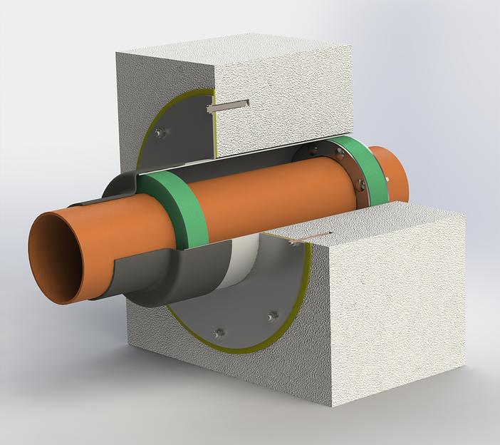 Герметичный ввод водопровода 32 мм фото 1