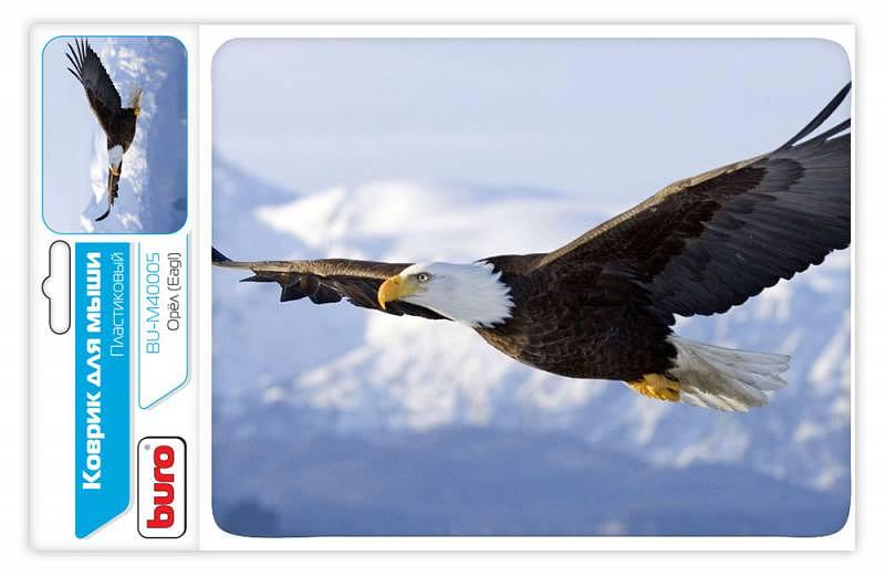 Коврик для мыши Buro BU-M40005 рисунок/орёл 230x180x2мм фото 1