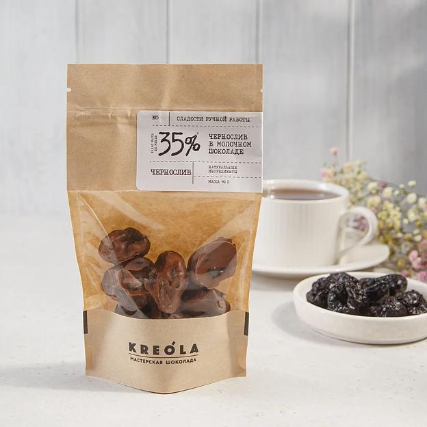 Чернослив в молочном шоколаде Kreola 90 г, опт фото 6