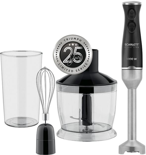 Блендер погружной Scarlett Silver Line SC-HB42F73 1000Вт черный фото 2