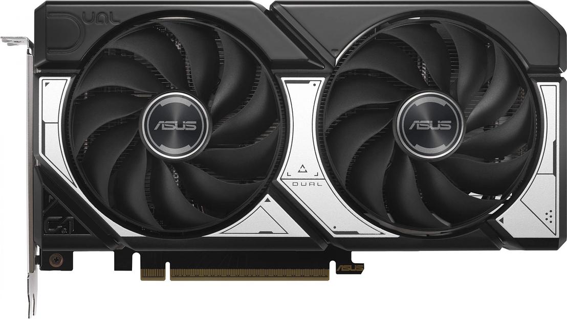 Видеокарта Asus PCI-E 4.0 DUAL-RTX5060TI-O8G NVIDIA GeForce RTX 5060TI 8Gb 128bit GDDR6 2602/28000 HDMIx1 DPx3 HDCP Ret фото 1