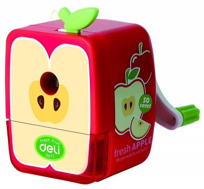 Точилка для карандашей механическая Deli E0671 Blooming 1 отверстие пластик ассорти фото 3