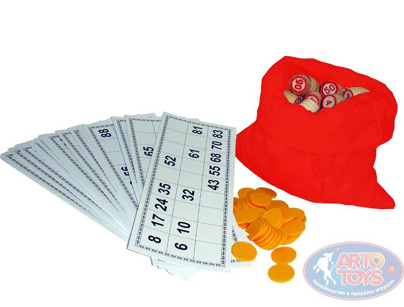 Настольная игра «Русское лото» в тубусе ОПТ фото 3