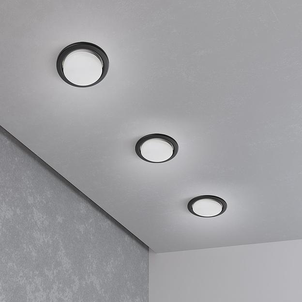 Светильник ДВО-15w GX53 без лампы черный хром фото 5