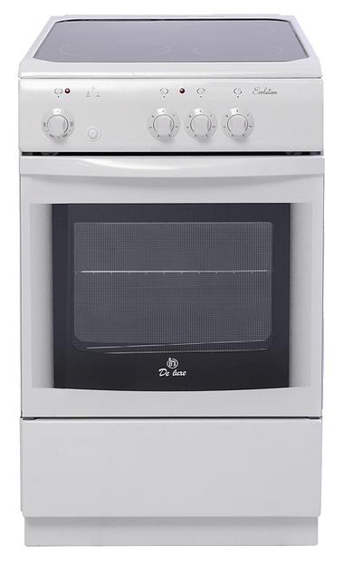 Плита Электрическая De Luxe 506003.04эс белый стеклокерамика фото 1