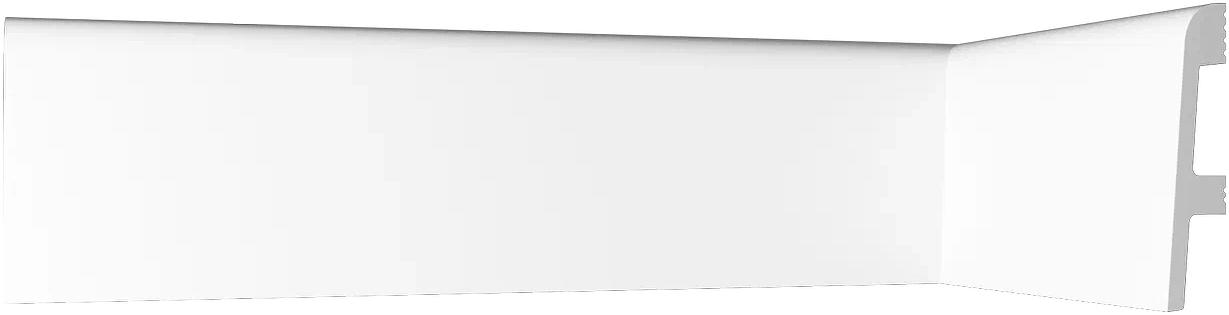 Плинтус напольный Format 08014DF 2000х110х125 мм, белый ОПТ фото 2