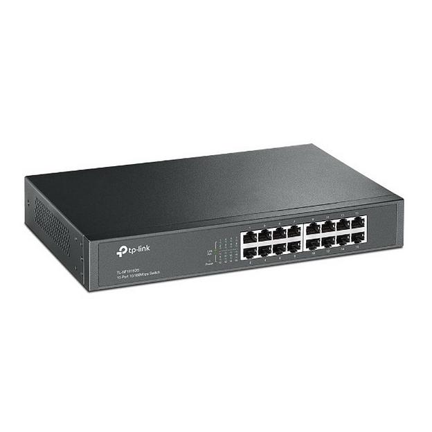 Коммутатор TP-Link TL-SF1016DS 16x100Mb неуправляемый фото 1