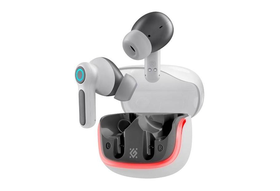 Беспроводная гарнитура DEFENDER (63290) CyberDots 290 белый фото 1