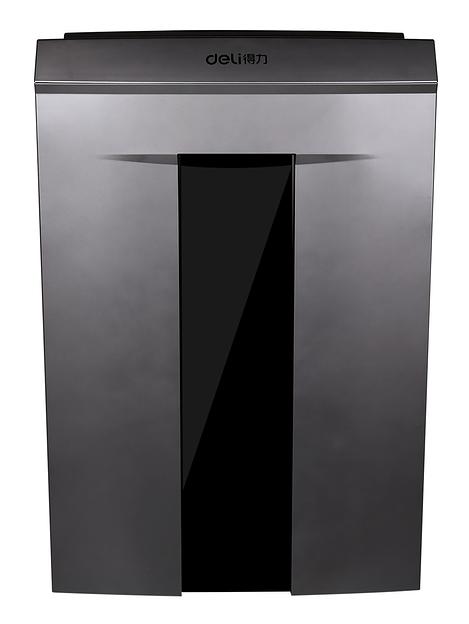 Шредер Deli 9907 серебристый с автоподачей (секр.P-4)/фрагменты/8лист./20лтр./скрепки/скобы/пл.карты/CD фото 2