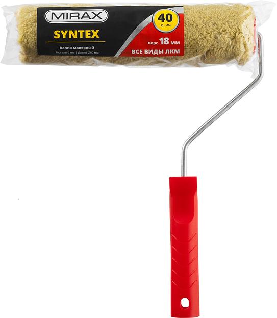 MIRAX SYNTEX, 40 х 240 мм, бюгель 6 мм, ворс 18 мм, полиакрил/полиэстер, все виды ЛКМ, малярный валик (03715-24) фото 2