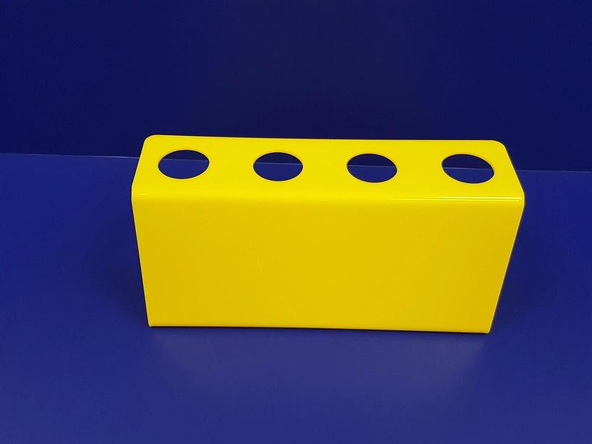 Подставка для четырех рожков мороженого (желтая). фото 2