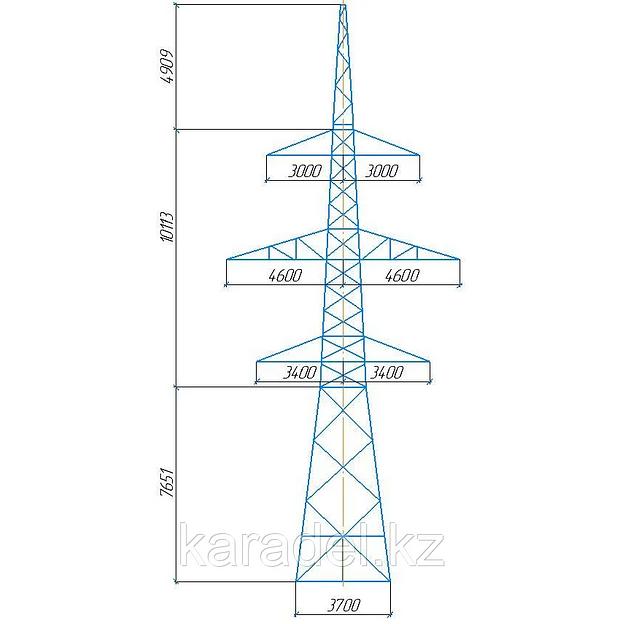Анкерно-угловая опора 1У110-2 фото 1