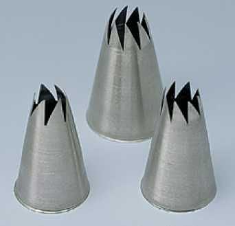 Насадка кондитер. "Открытая роза" L d=36/17 мм. h=52 мм. нерж. /1/ фото 1