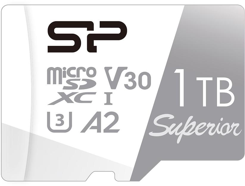 Флеш карта microSDXC Silicon Power 1TB SP001TBSTXDA2V20 Superior V30 A2 w/o adapter фото 1