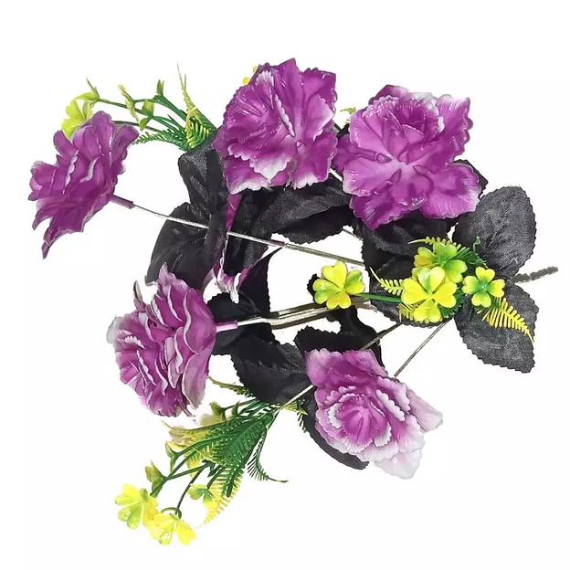 Букет с розами пластик 7 голов 35см 446-705 фото 1