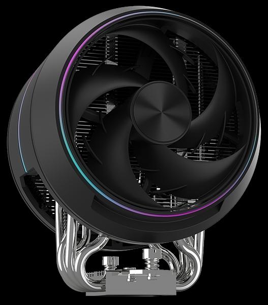 Кулер для процессора ZALMAN ZET5 BLACK, 5 HEAT PIPES, 4-PIN PWM, 600-2000 RPM, 30.4 DBA MAX, HYDRO BEARING, FULL SOCKET SUPPORT фото 1