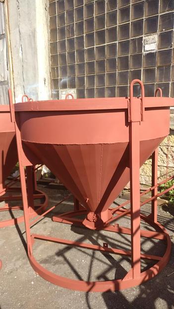 Бадья для бетона БН-1.0 низкая «Колокольчик» ОПТ фото 1