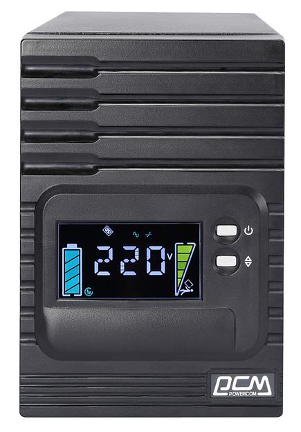 Источник бесперебойного питания Powercom Smart King Pro+ SPT-2000 LCD 1600Вт 2000ВА черный Powercom Smart King Pro+ SPT-2000 LCD (SPT-2000-II LCD) фото 2