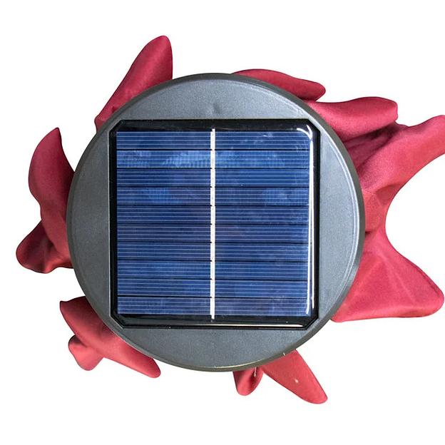 Зонт Pro-Komfort для летних кафе с подсветкой бордовый ОПТ фото 9