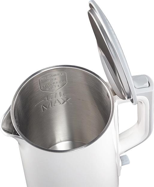 Чайник электрический Panasonic NC-CWK50 1.7л. 1500Вт белый корпус: металл/пластик фото 3