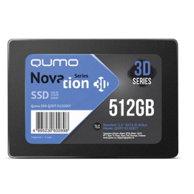 QUMO SSD 512GB QM Novation Q3DT-512GSCY {SATA3.0} фото 1