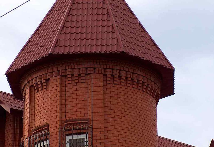 Кирпич керамический карнизный пустотелый утолщённый «Люкс» 250×120×65 мм выпуклый опт фото 3