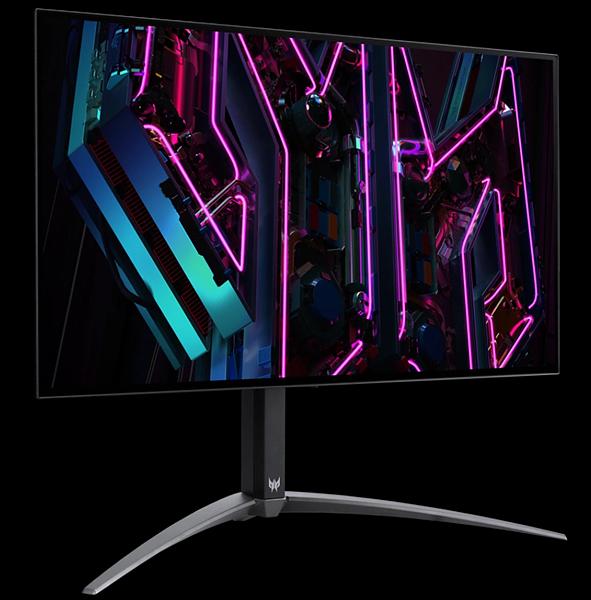 Монитор Acer Predator X27Ubmiipruzx 26,5" OLED 2560x1440 240 Hz1 000cd/m 20,01 / 0,03ms 2xHDMI + 1xDP + 1xType-C(90W) + Audio out + USB 3.2x2+USB-B +Speaker 5Wx2150 H.Adj Pivot (UM.HXXEE.001) фото 2