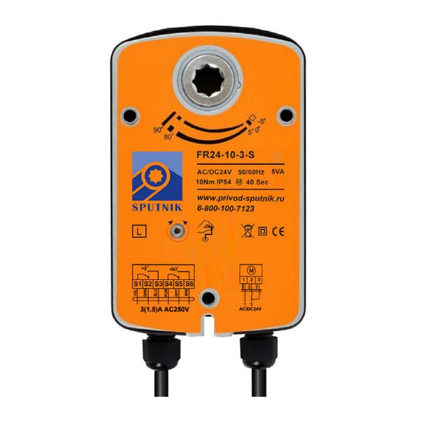 Электроприводы SPUTNIK серии FR - FR24-10-3-S - 24 - 10 фото 1