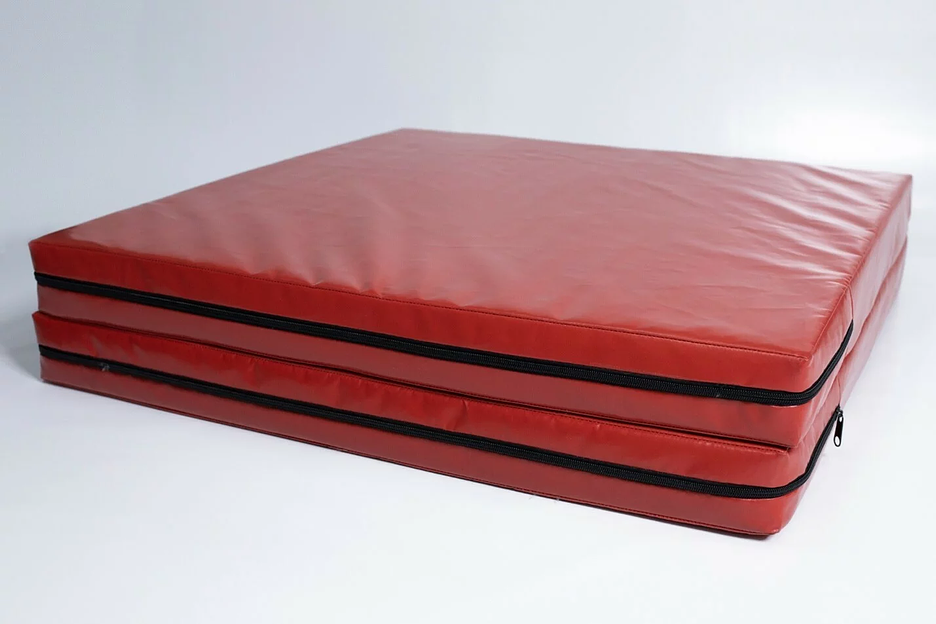 Мат спортивный складной ППУ Line Sport 200x100x10 см ОПТ фото 1