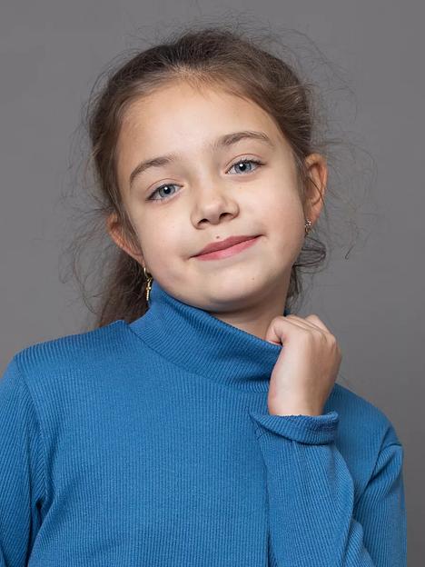 Водолазка школьная на девочку KristiKlo «Лапша» голубая ОПТ фото 8