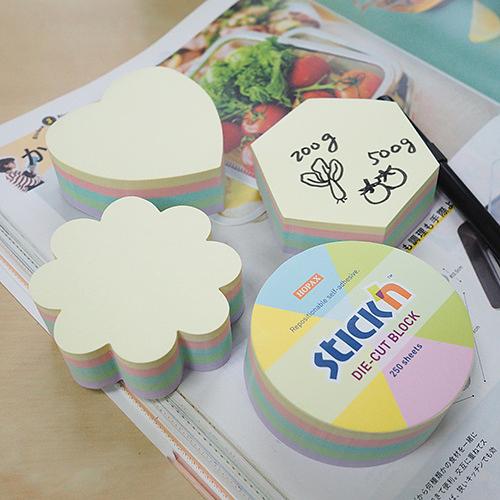 Блок самоклеящийся бумажный Stick`n 21835 64x67мм 250лист. пастель ассорти "сердце" фото 2