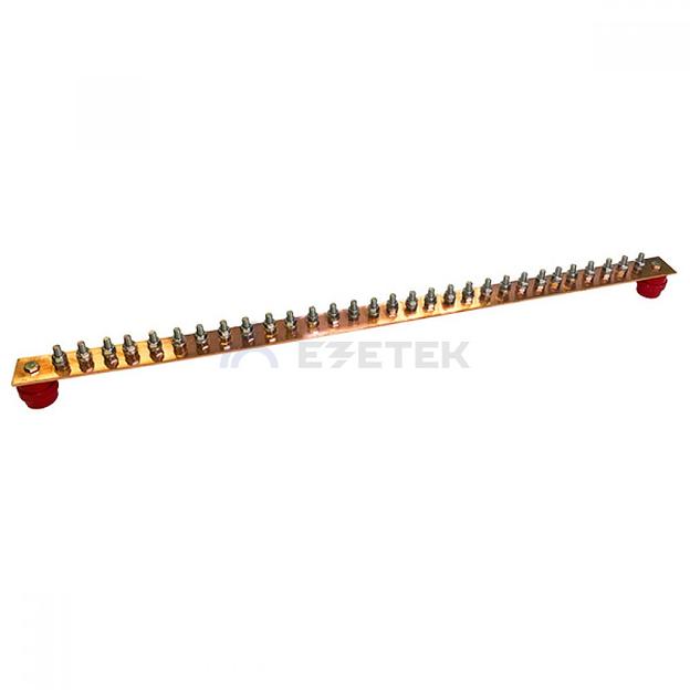 ГЗШ 30 подключений 815х40х4 мм, медь фото 1