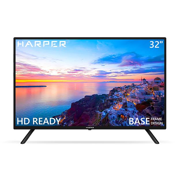 HARPER 32R670T {HD READY (1366 x 768); Наличие цифрового тюнера: T2/S2; Габариты упаковки (ШГВ): 802x140x510; Объем, м3: 0,0573; Вес, кг: 5,37} фото 1
