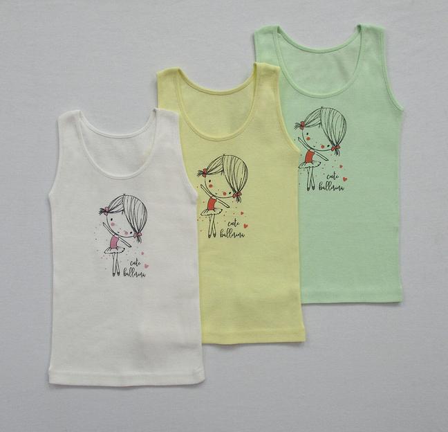 Майка для девочки 002п/001 ОПТ фото 1