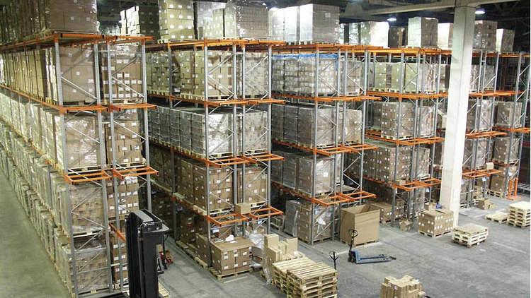 Фронтальные стеллажи для склада ОПТ фото 2