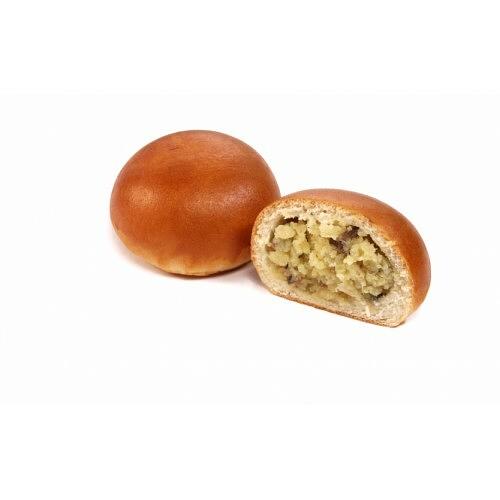 Пирог дрожжевой с картофелем и грибами ОПТ фото 1