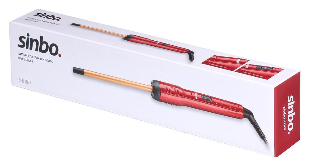 Щипцы Sinbo SHD 7077 30Вт макс.темп.:200С покрытие:керамическое красный/золотистый фото 7