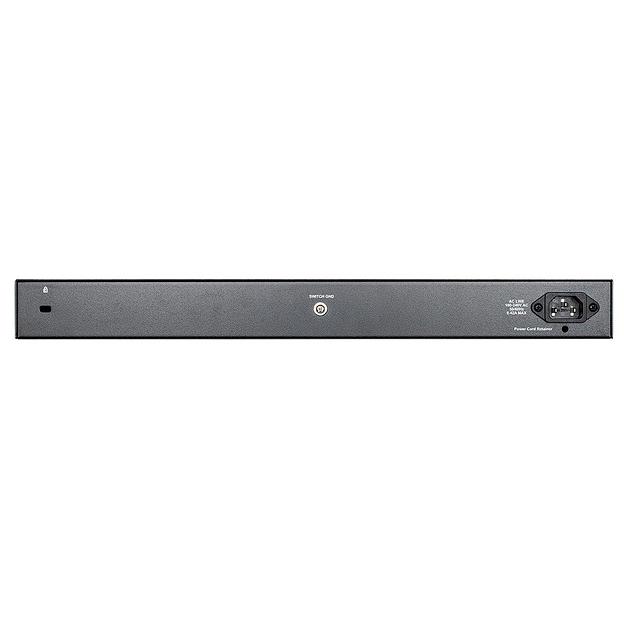 Коммутатор D-Link DGS-1210-28/F3A, L2 Smart Switch with 24 10/100/1000Base-T ports and 4 1000Base-T/SFP combo-ports.8K Mac address, 802.3x Flow Control, 256 of 802.1Q VLAN, VID range 1-4094, 4 IP Interface, 8 (DGS-1210-28/F3A) фото 3